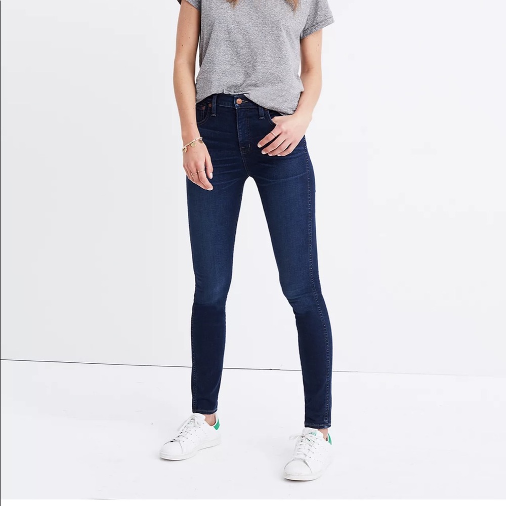 ✨MADEWELL✨ 10" HighRise Skinny Jeans in Hayes Wash